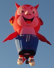 Burnie The Little Devil Hot Air Balloon by Z-Balloon Adventures in Des Moines Indianola Iowa